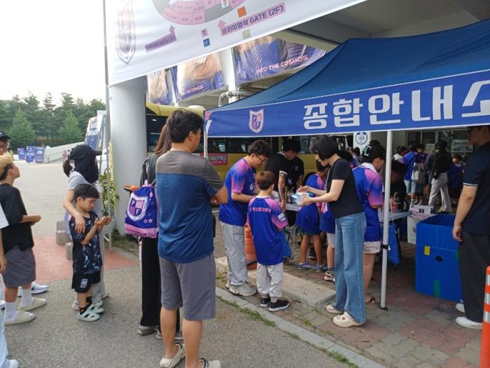 파주보건소, 파주스타디움서 손 씻기 홍보관 운영
